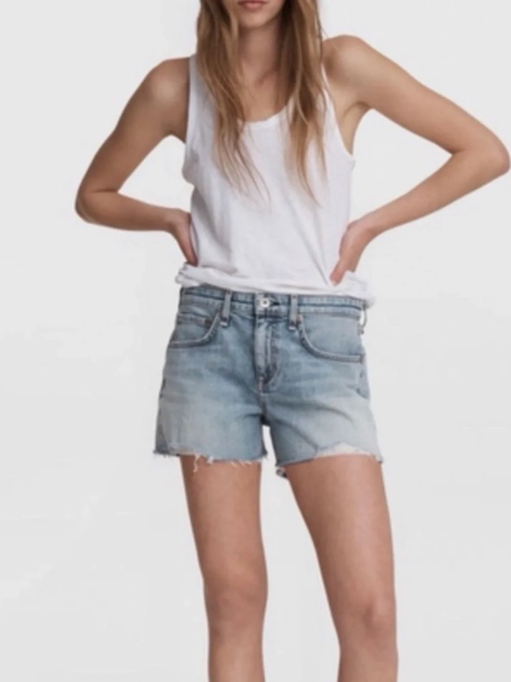 rag & bone Dre Low Rise Short in Stella